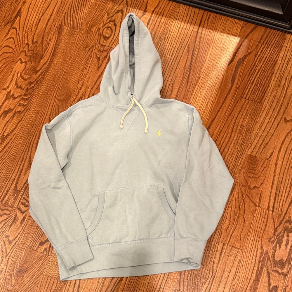 Ralph Lauren light blue  Hoodie with Embroidered Logo